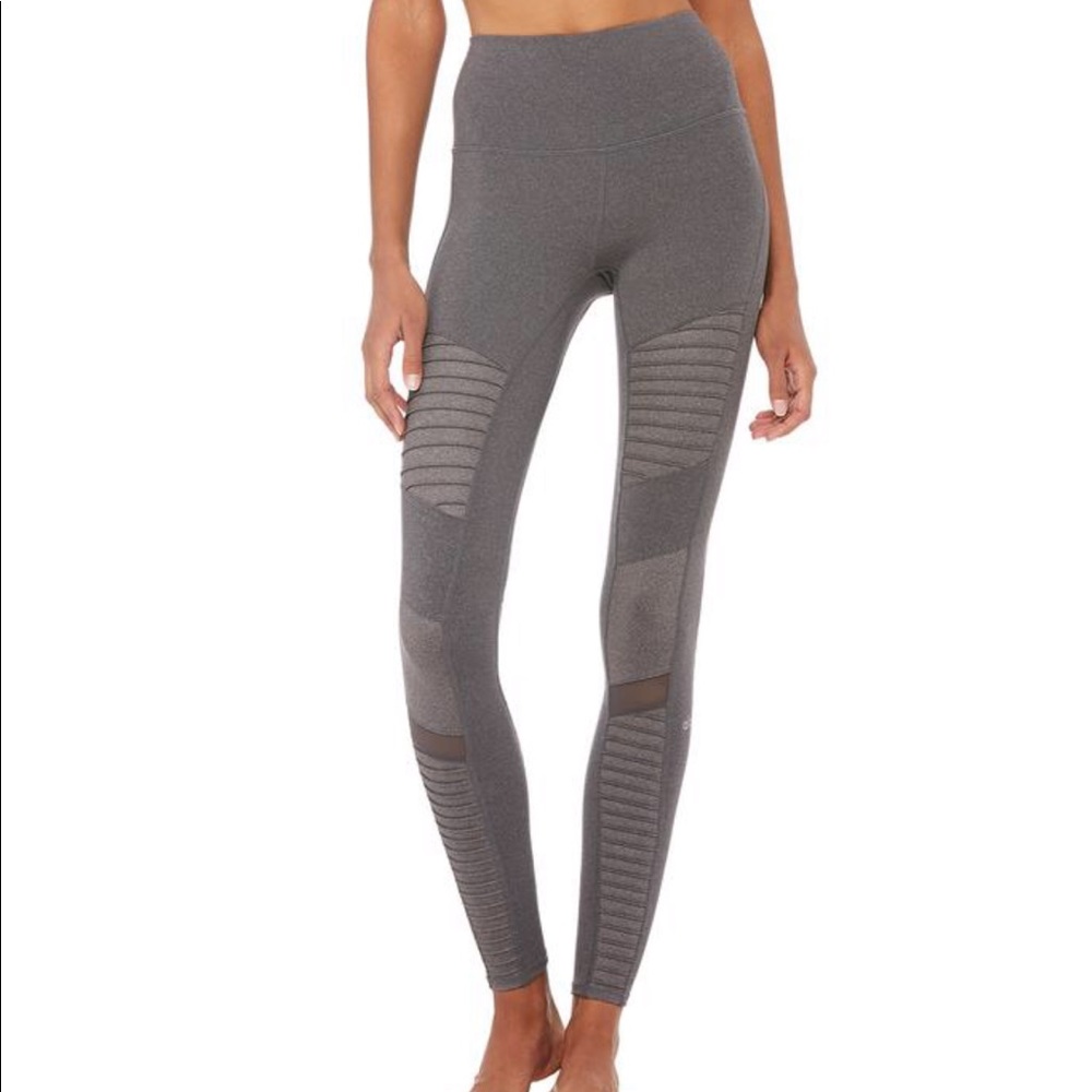 Alo High Waisted Moto Leggings